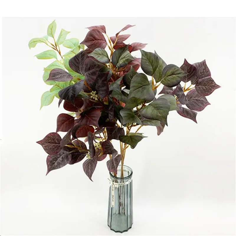 15 шт. шелковые липа древовидные ветви искусственные зелени растений стеблем для