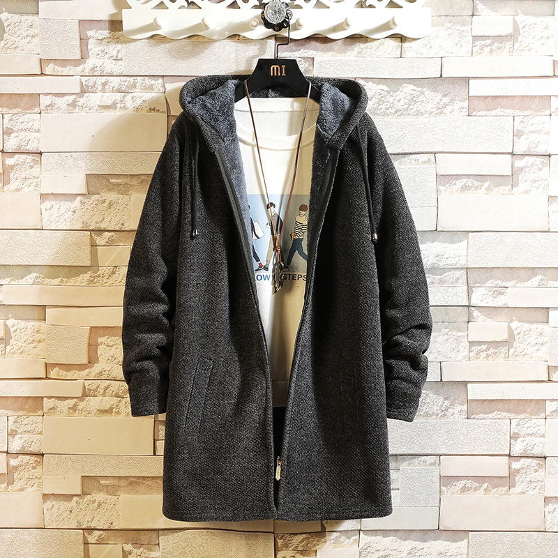 Одноцветный Новый 2020 Толстый модный брендовый свитер для мужчин вязаный