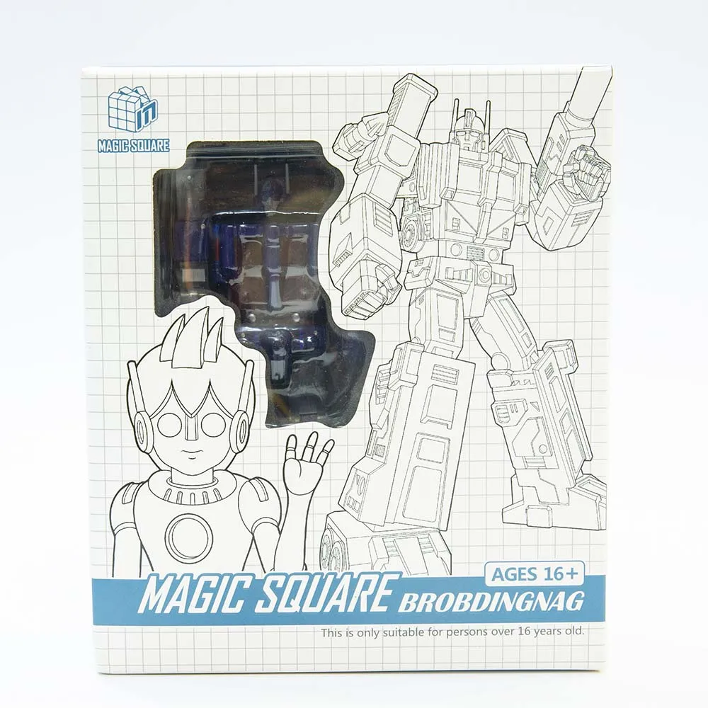 Новинка игрушка робот-трансформер Magic Square MS-TOYS MS-B04T Ultra Magnus Clear color mini Action Figure MS B04T в