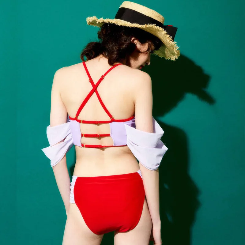 Купальник женский купальный костюм для девушек из двух предметов микро бикини