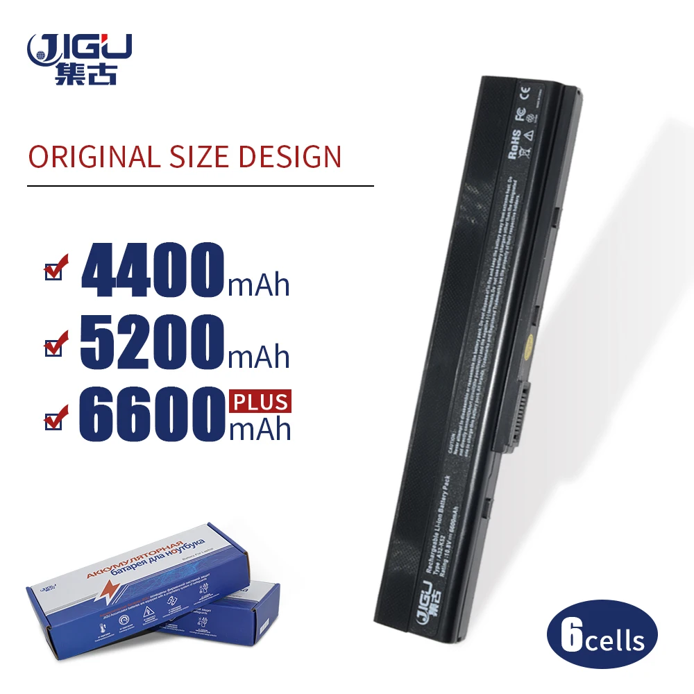 

JIGU Battery For Asus K52 K52J K52JB K52JC K52JE K52JK K52JR K52N K52D K52DE K52DR K52F K62 A42-K52 K62J K52IJ K52F A32-K52