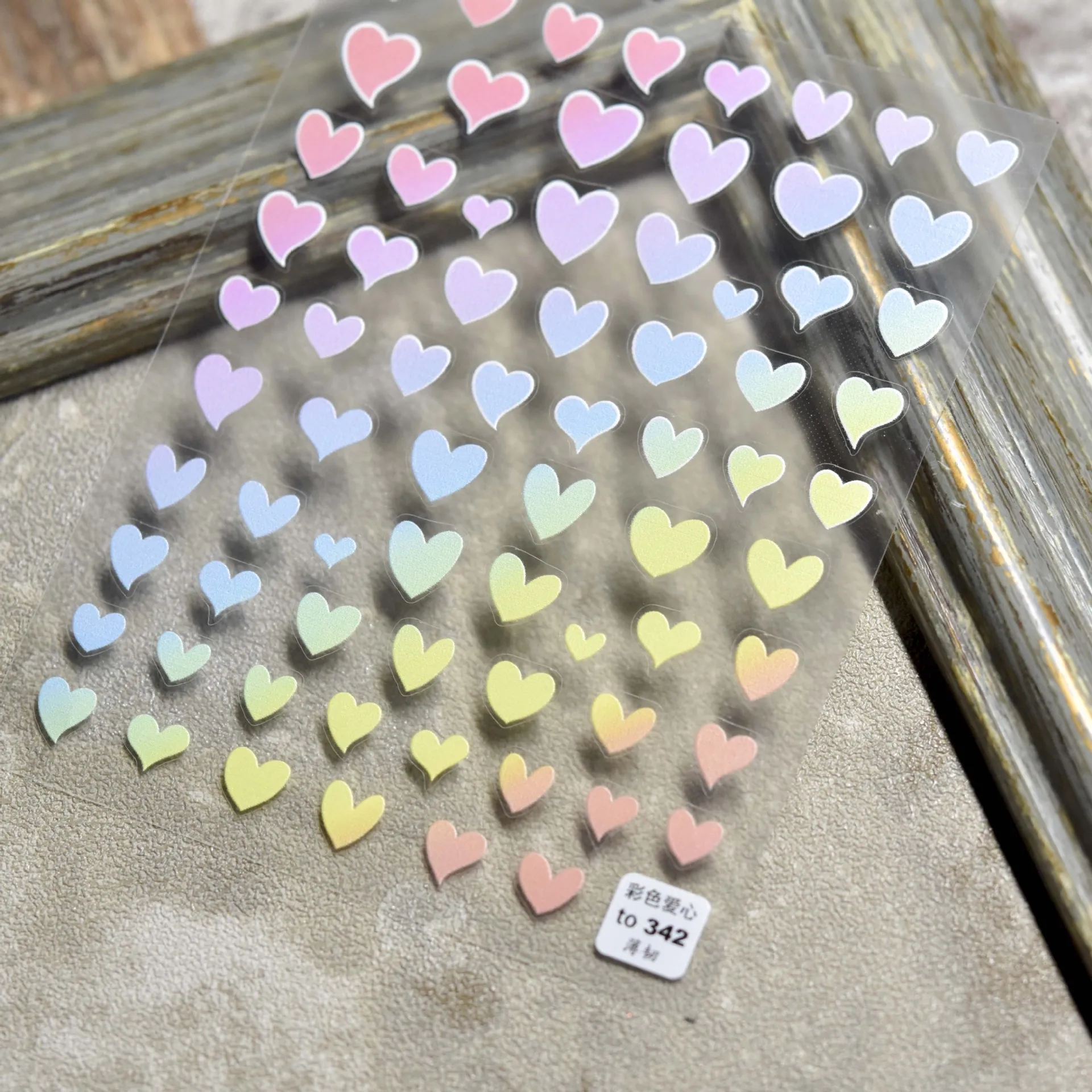 

New Technology Ultra-thin Nail Stickers 3D Nail Decals Stars Love Nail Art Decorations Stickers Nail Stickers Designer
