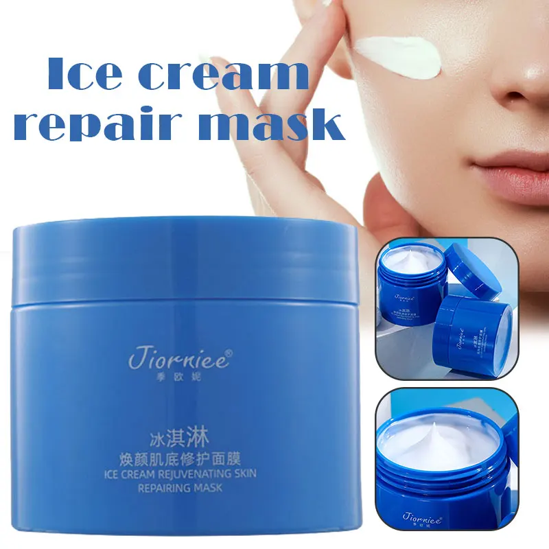 

2021 165g Sleeping Facial Mask Ice Cream Moisturizing Mask Smoothes Fine Lines Washing Free Facial Treatment SSwell