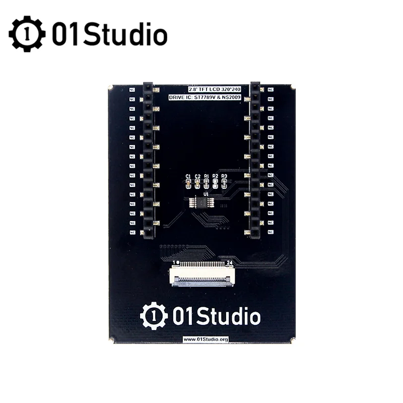 Фото 01Studio 2,8-дюймовый резистивный сенсорный ЖК-экран для макетной платы K210 Accersory Micropython №2