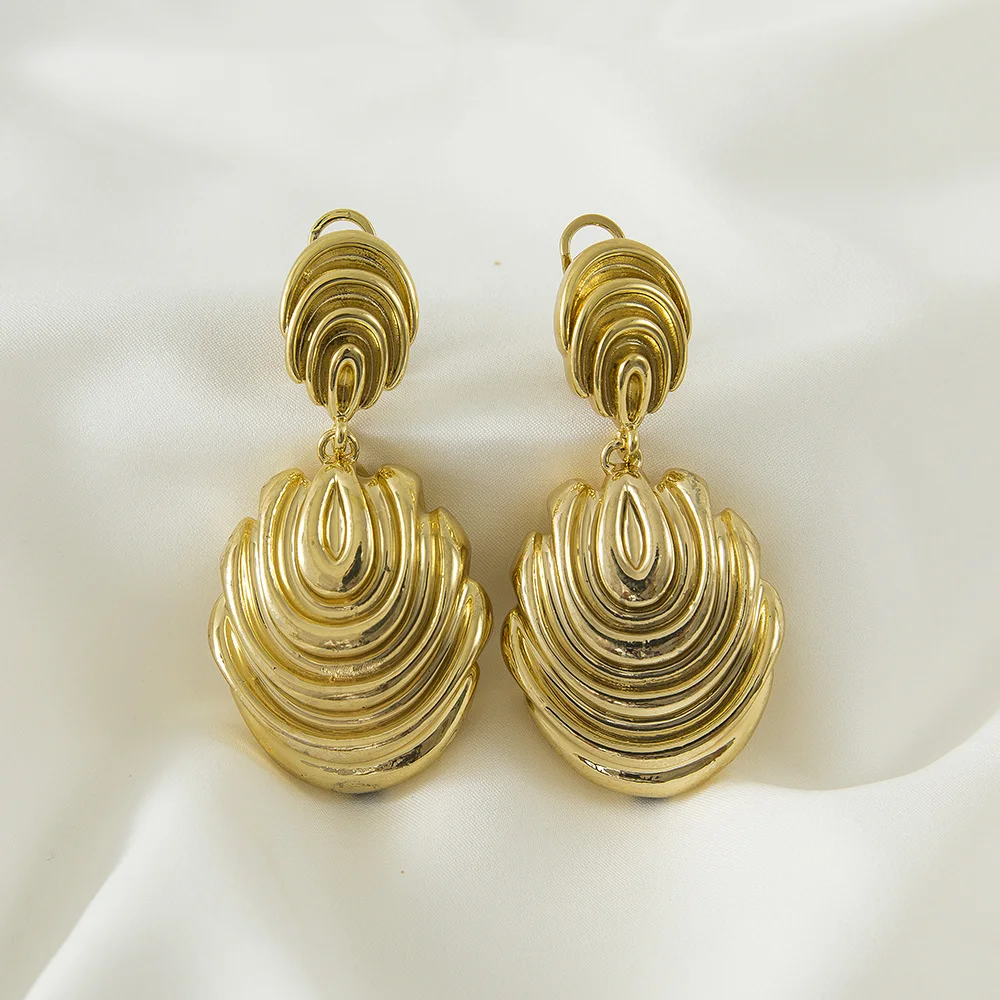 Большие длинные серьги-подвески Sunnice для женщин свадебные украшения аксессуары