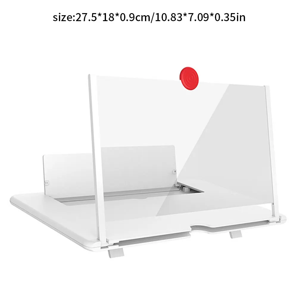 

12 Inch 3D Phone Screen Magnifie HD Video Amplifier Folding Stand 3d Movies Phone Screen Magnifier Universal For All Smart Phone