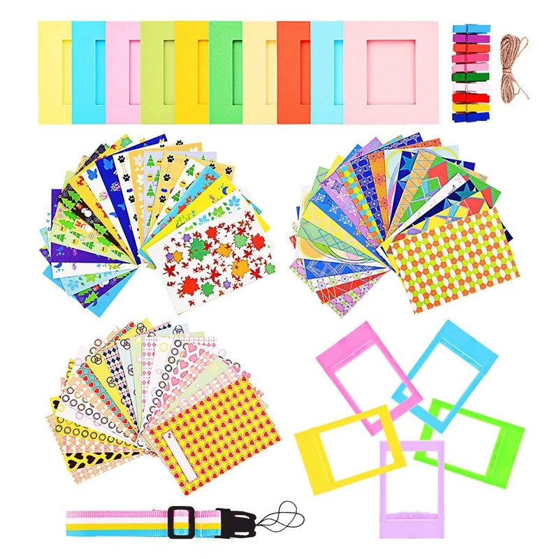 Красочные Комплект набор аксессуаров для ЖК дисплея с подсветкой Fujifilm Instax Mini 9/8/