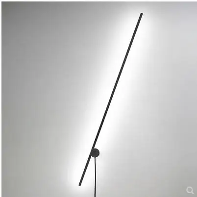 Скандинавский простой линейный настенный светильник для гостиной коридора