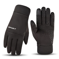 winter fleece men women ski gloves windproof thermal touchscreen outdoor sport non slip cycling snowboard warm snowmobile gloves