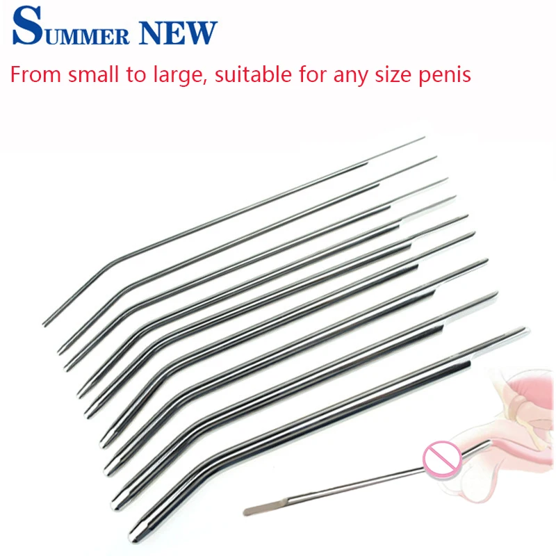 Новинка 304 Мужской уретральный расширитель члена из нержавеющей стали конский