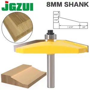 Фреза для обработки древесины, 1 шт., 15 дюймов, хвостовик 8 мм, режущий шип дюйма