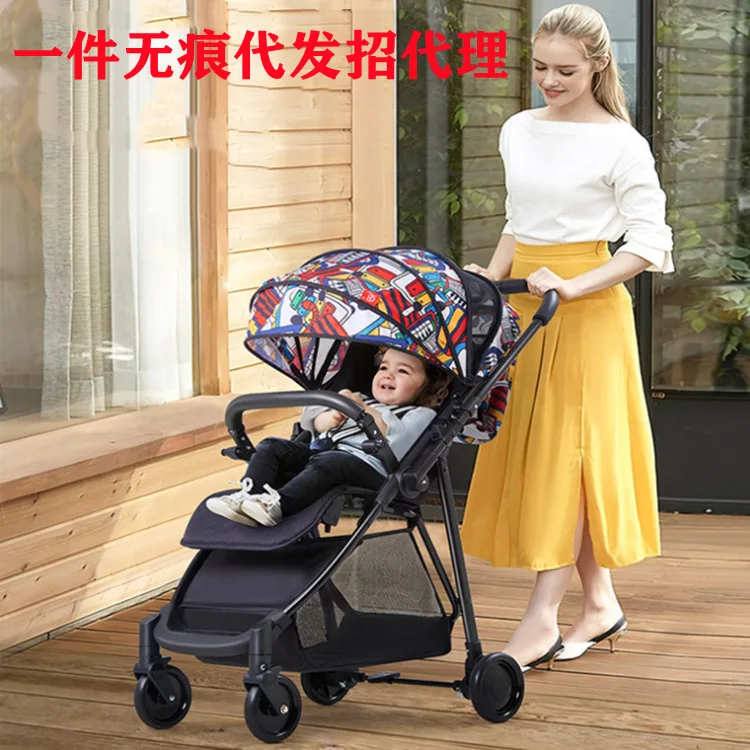 Baby strollers can sit, lie, walk, fold, shock-absorb, two-way and high-landscape, baby strollers, baby strollers