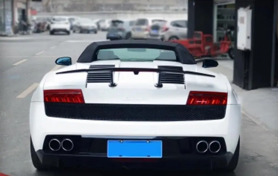 Углеродное волокно заднего крыло багажника выступ Спойлеры для Lamborghini Gallardo