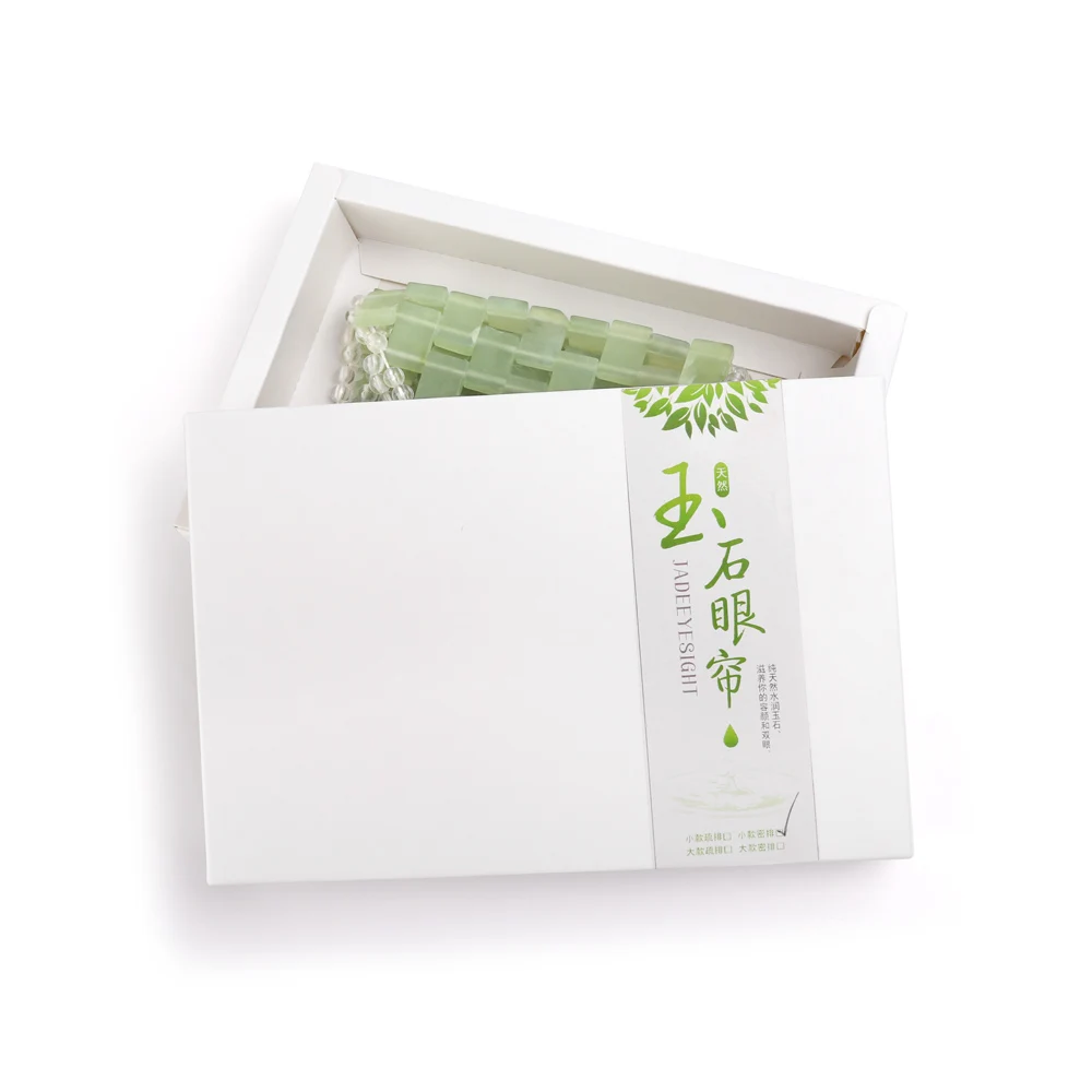 

Natural Jade Eye Mask AntiAging Facial Sleeping Eye Mask Cold Therapy Blindfold Soothe Eye Fatigue Beauty Skin Care Massage Tool