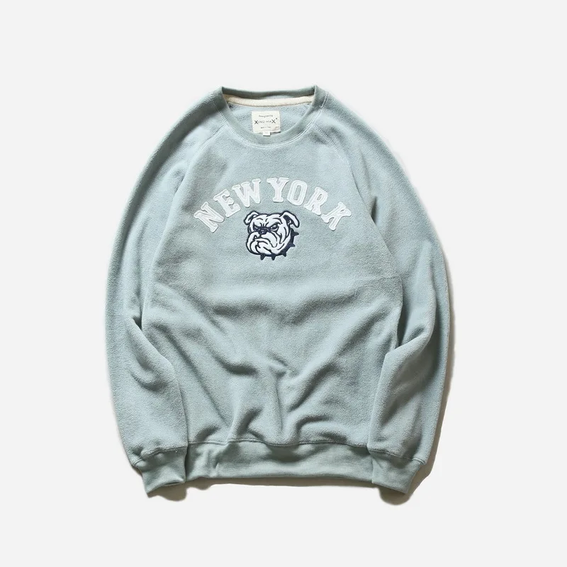 2019 autumn new round neck pullover plush men and women couple casual long-sleeved jacket special offer Man Hoodies | Мужская одежда