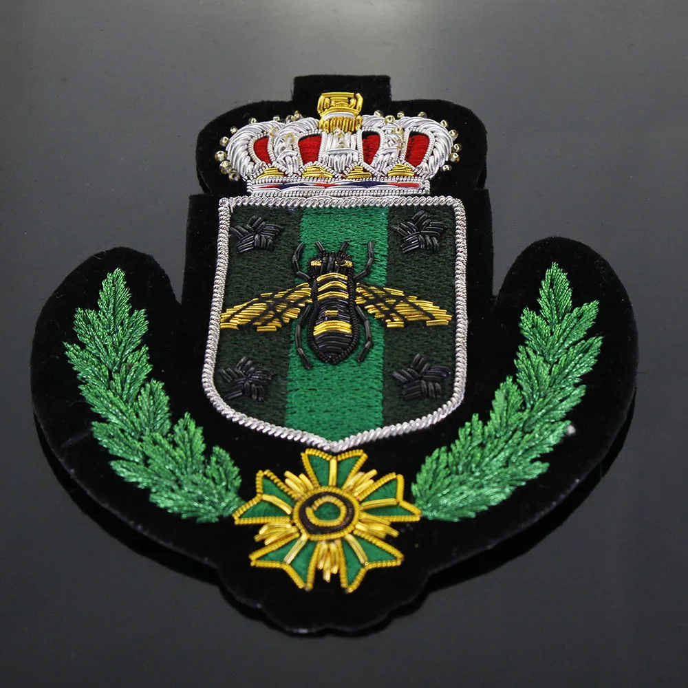 Усовершенствованная шелковая животная металлическая Весенняя нашивка ручная