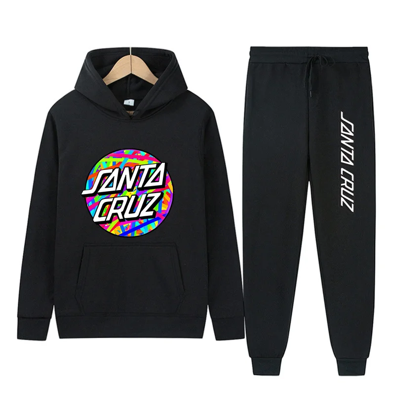 

Новинка толстовки с капюшоном для скейтборда Санта-Клауса осень-зима утепленный свитер мужской костюм унисекс толстовки с капюшоном для вл...