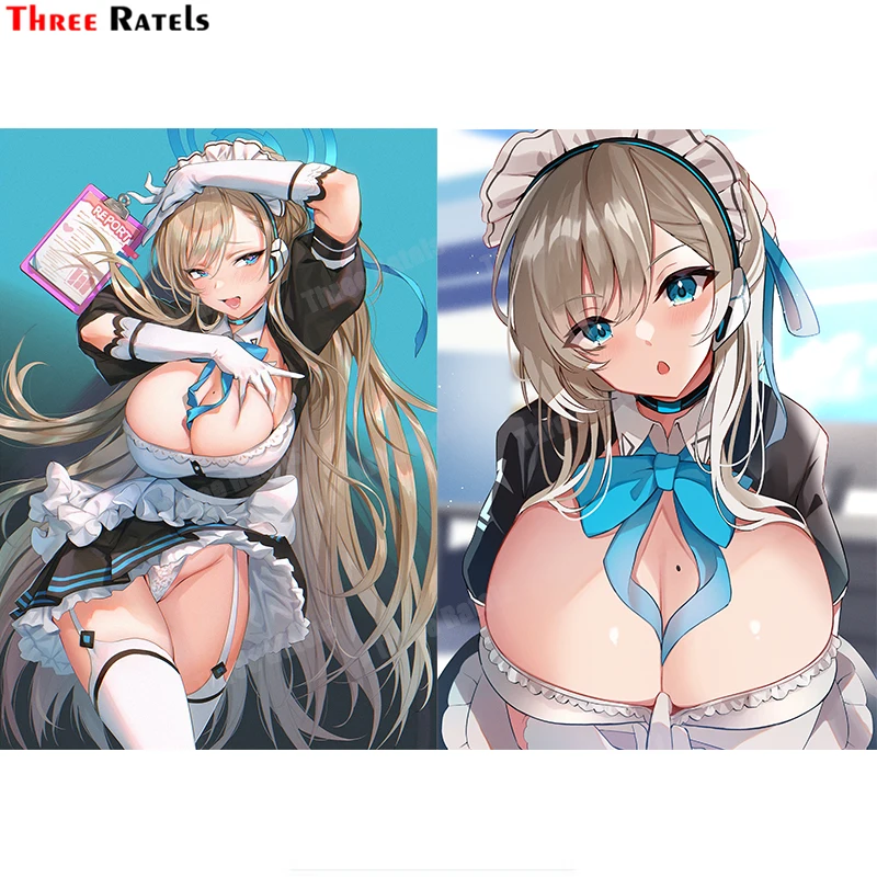 

Наклейки Three Ratels A606 Asuna Blue Archive для скейтборда, холодильника, гитары, ноутбука, мотоцикла, путешествий, чемодана, Мультяшные граффити