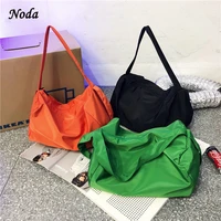 korean same paragraph nylon messenger bag female ins fashion large capacity short distance travel bag gym bag school bag