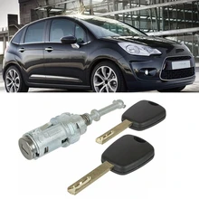 Ствол замка передней левой двери автомобиля для Citroen C2 C3 2002 2010 с 2