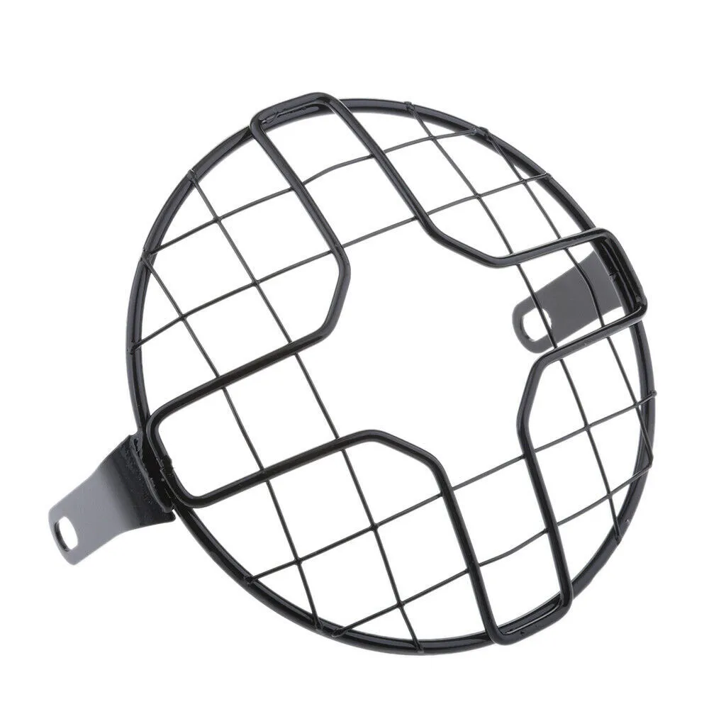 

1 Piece Motorcycle Headlight Cover Easy To Install Light Cover Mesh Grill
