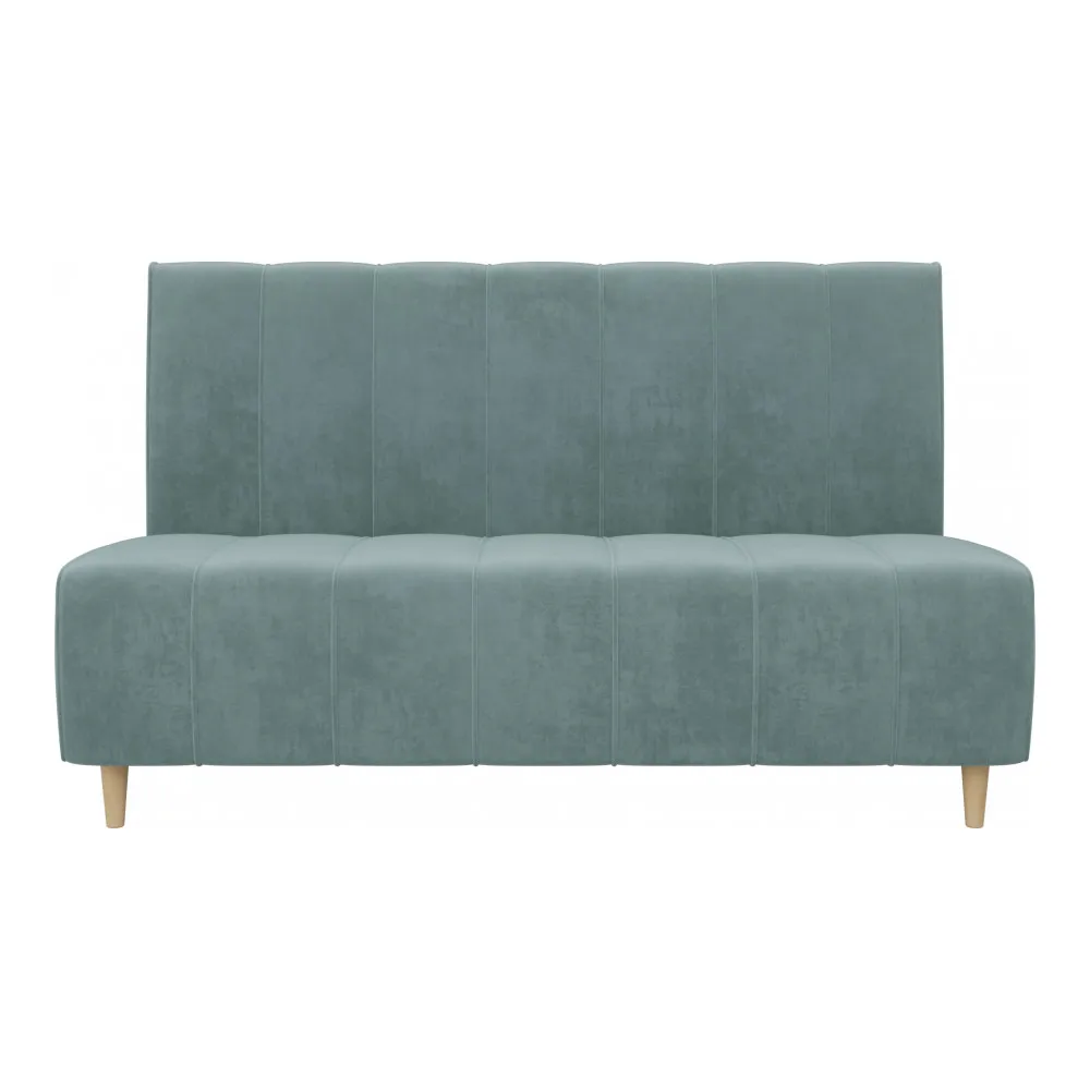 Диван прямой АртМебель Ральф велюр бирюза |