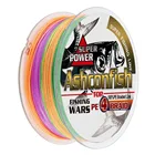 Рыболовная оплетка 500 м, сверхпрочная, хорошая, плетеная рыболовная леска из полиэтилена, рыболовные аксессуары 4x, новый бренд, лидер продаж, Рыболовный магазин