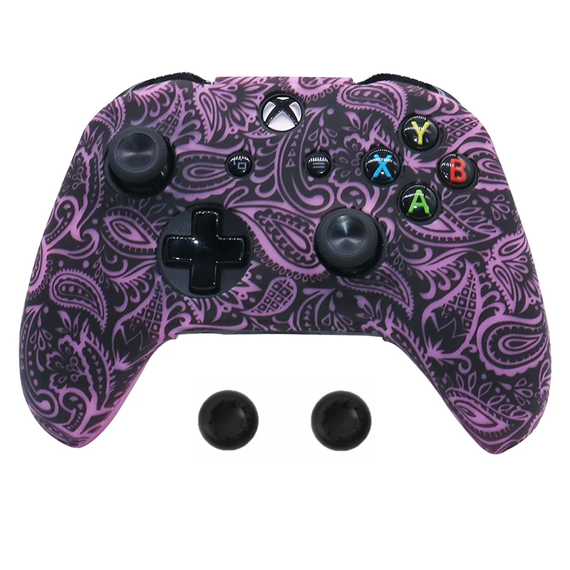 Новый силиконовый защитный чехол для геймпада XBox One Slim камуфляжный контроллера