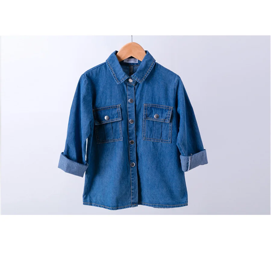 Детская джинсовая куртка и джинсы для девочек carters осенний спортивный костюм От 4