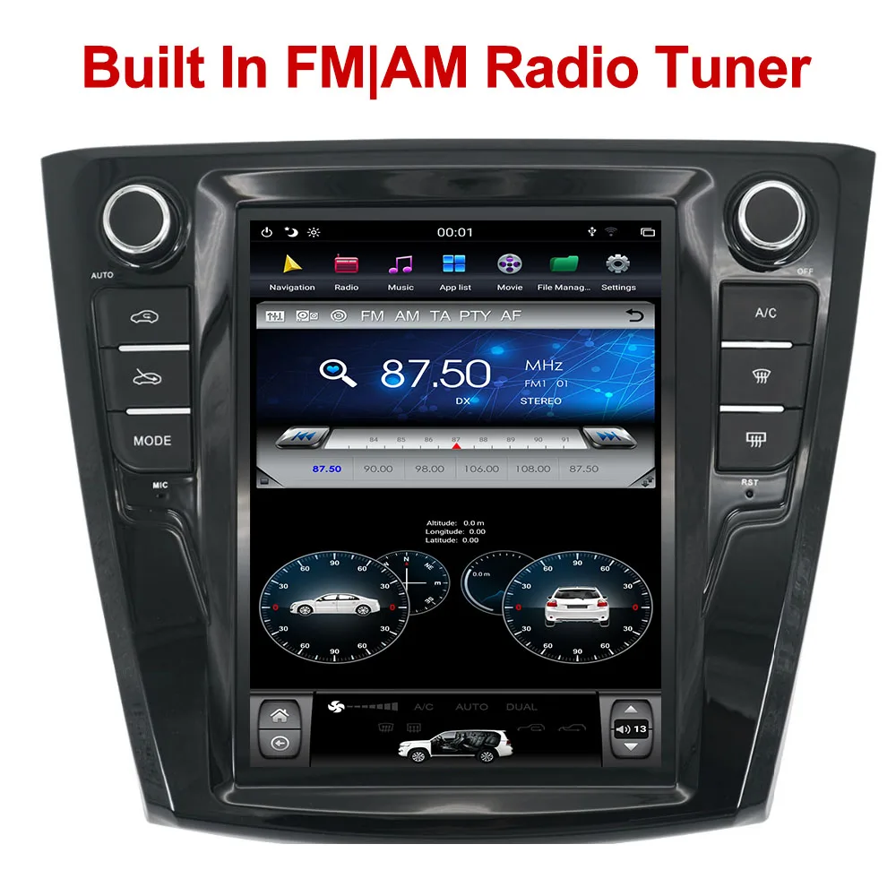 YAZH 10.4" IPS Auto Radio Player For Renault Kadjar 2016 2017 With Android 8.1 Display Bluetooth 5.0 steering wheel control |