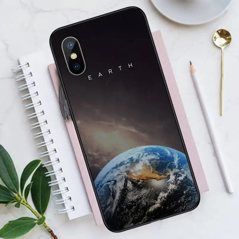 

Space Planets Earth Mars Solar System Phone Case for iPhone 11 12 mini pro XS MAX 8 7 6 6S Plus X 5S SE 2020 XR Luxury shell