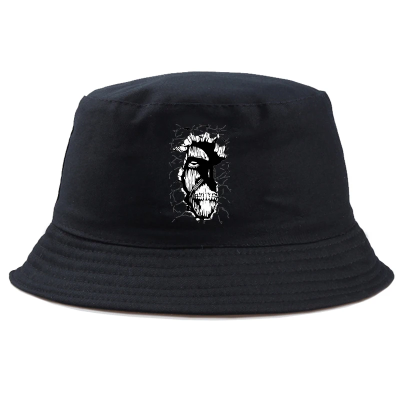 

Levi Ackerman Attack On Titan Fisherman Hat Duck Hat Print Outdoor Sun Hat Baseball Cap Bucket Hats Summer Panama Men Women Caps