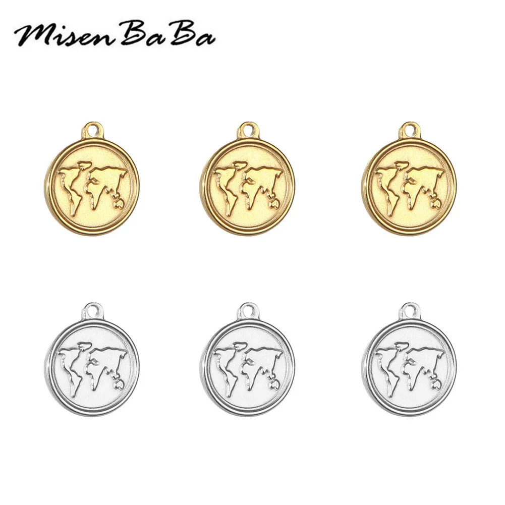 5 шт./лот подвеска шарик из нержавеющей стали кулон для изготовления ожерелья