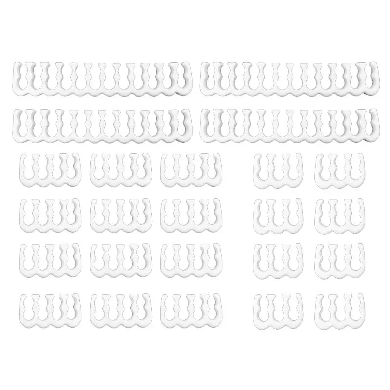 M2EC 1 комплект 24Pin x 4 8Pin 12 6Pin 8 PP кабель Расческа с зажимом/зажим/комод для 3 мм кабели