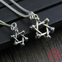 retro 925 sterling silver color six star charm hollow dangle pendant fit necklace diy making jewelry findings couple accessories