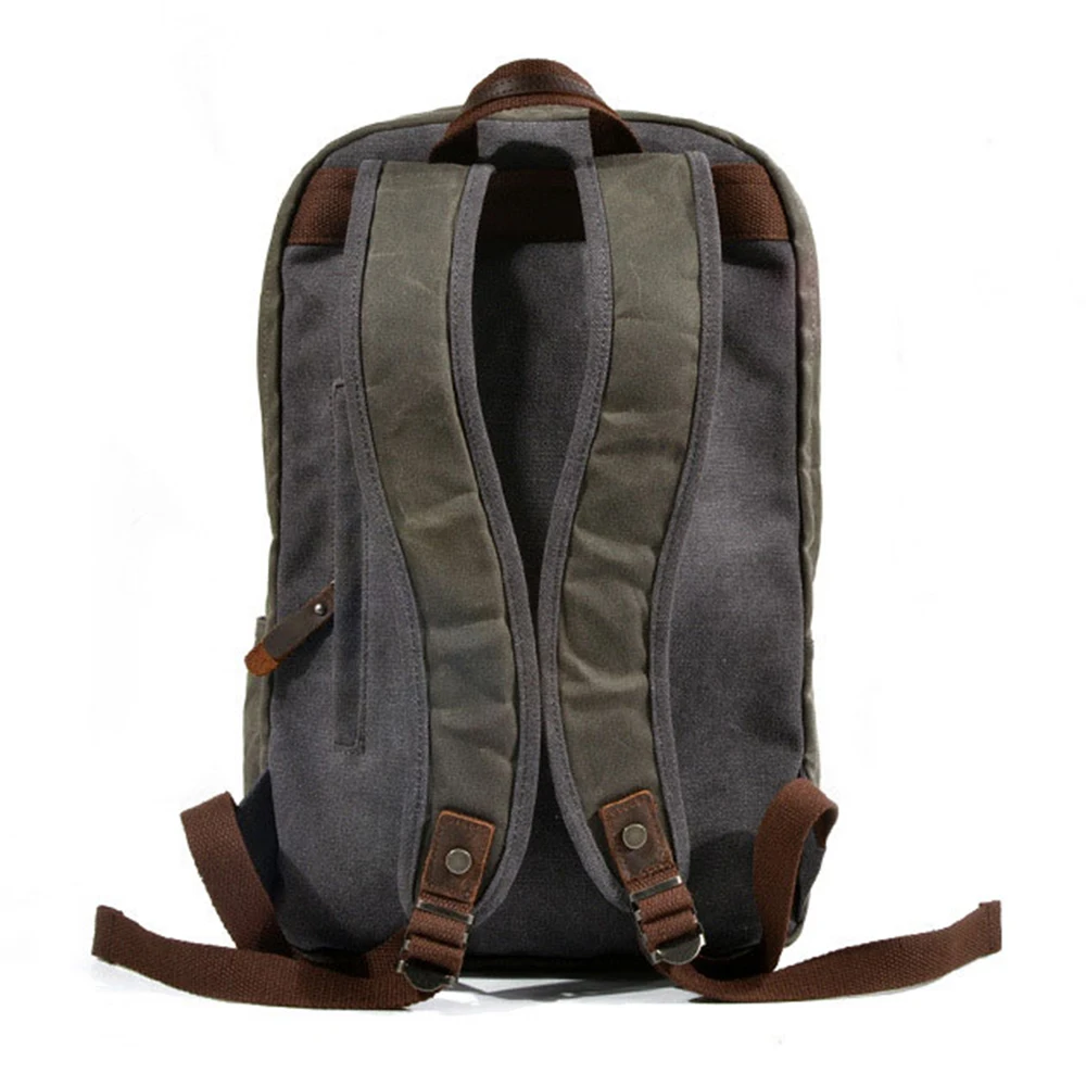 Lukegear масляные вощеные холщовые рюкзаки мужские ретро водонепроницаемые уличные