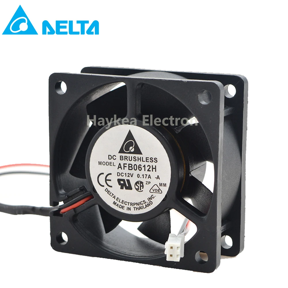 

Original for delta AFB0612H 6025 6cm 60X60X25mm DC 12V 0.15A 3-speed server cooling fan