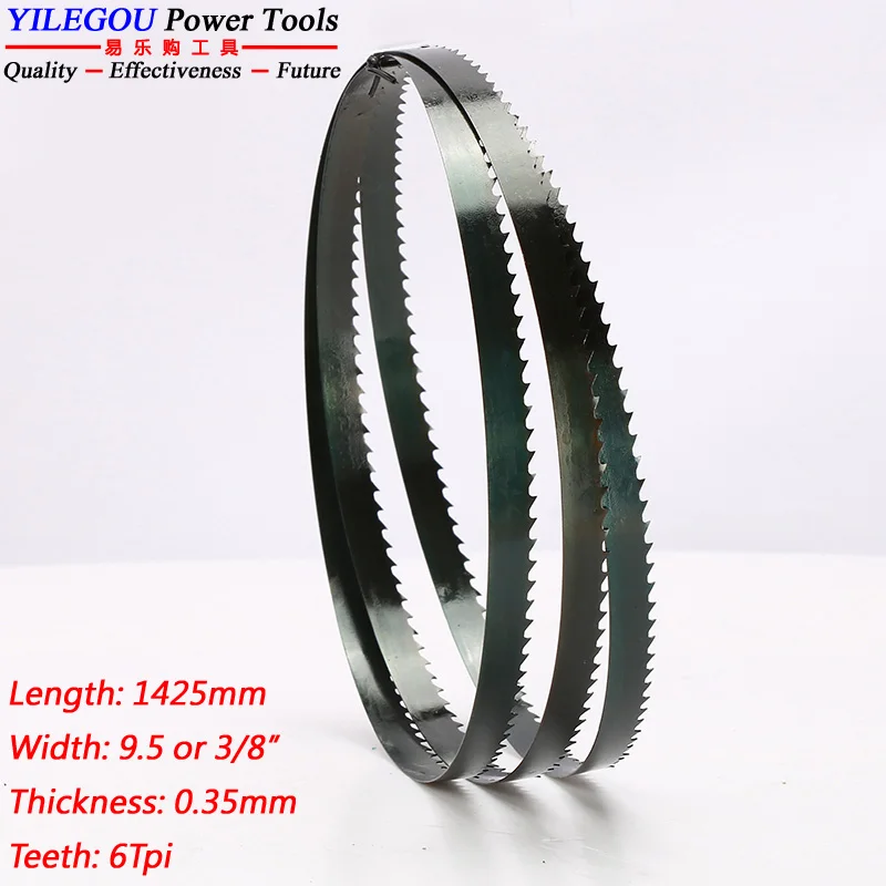 3 полотна ленточной пилы 8 дюймов. Лезвия для деревообрабатывающей 1425x9 5x0 35 мм 3/8 *