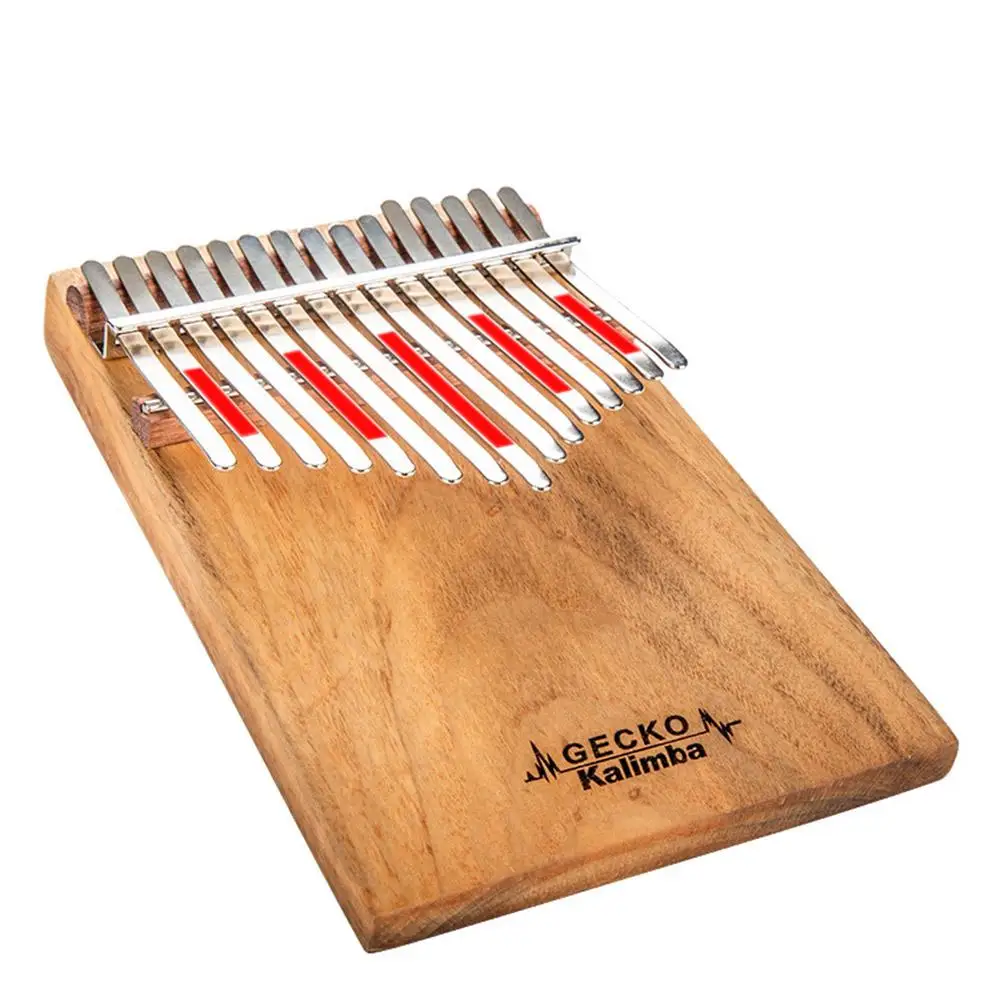 GECKO 15 клавиш Kalimba большой палец пианино G тон Mbira клавиатура инструмент + мелодия