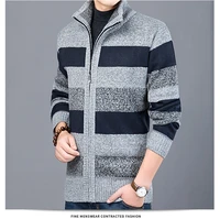 2022 casual clothing male thick new fashion brand sweater for cardigan slim fit jumpers knitwear warm autumn korean style jacket