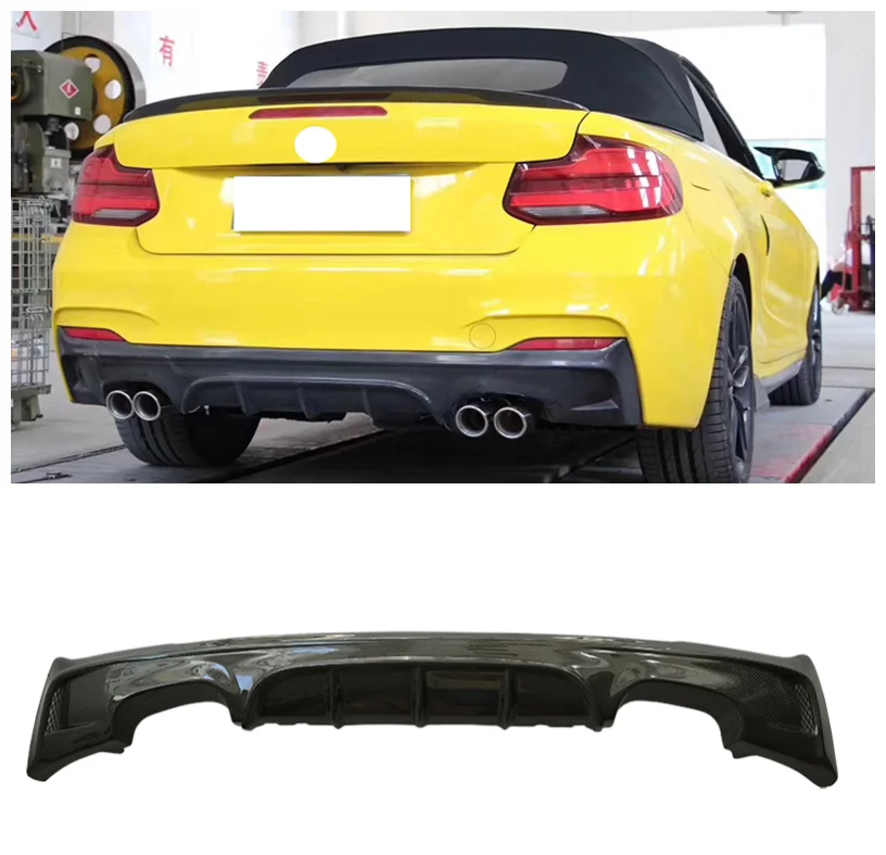 

Для BMW 2 серии F22 2014-2017 из углеродного волокна 4 выхлопных трубы