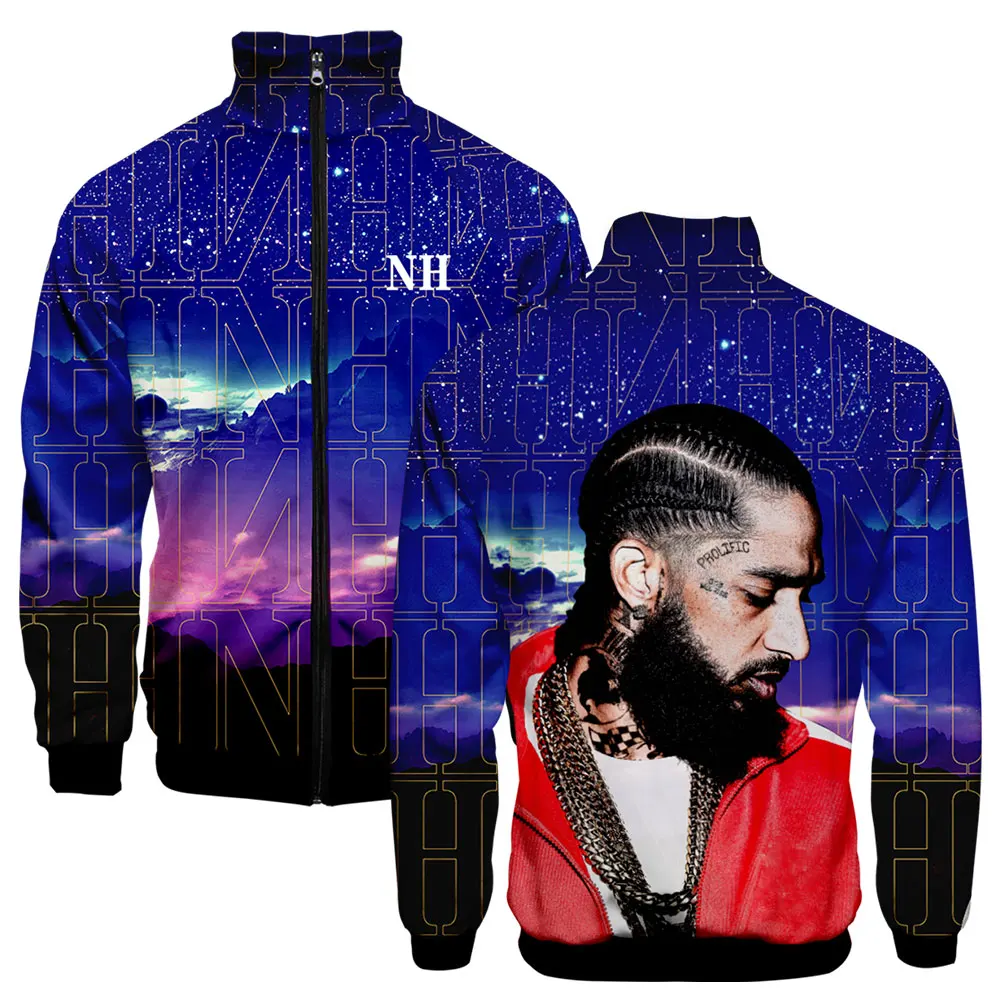 nipsey hussle толстовка на молнии повседневные толстовки Новая модная крутая уличная осенняя и зимняя одежда толстовка