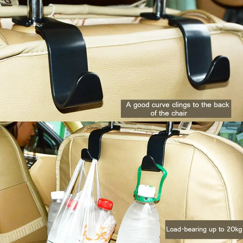 

Universal Car Seat Back Hook Car Accessories Interior Portable Hanger Holder Storage for Car Bag Purse Cloth Decoration