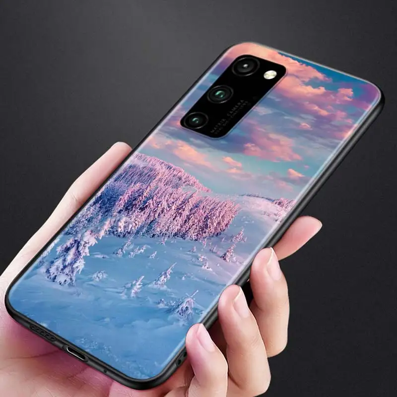 

Sea of clouds for Huawei Honor 9A 9C 9S 9X 10 9 Lite 30 20 Pro 10i 8X 8 8A 7A 7C Pro Lite Black Phone Case