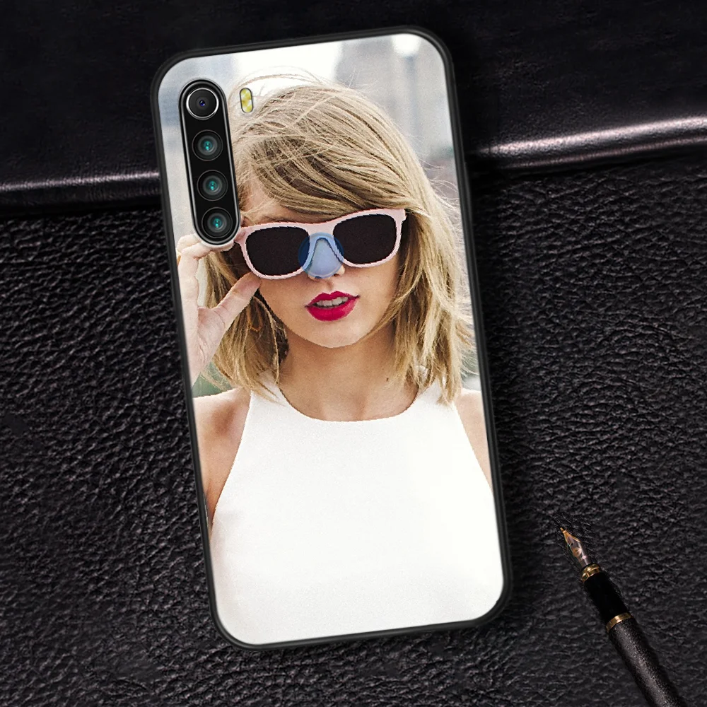 

Taylor Alison Swift Phone Case Cover Hull For XIAOMI Redmi 7 7A 8 8A 9 9C Note 6 7 8 9 9S K20 Pro K30 black Shell Soft Prime Tpu