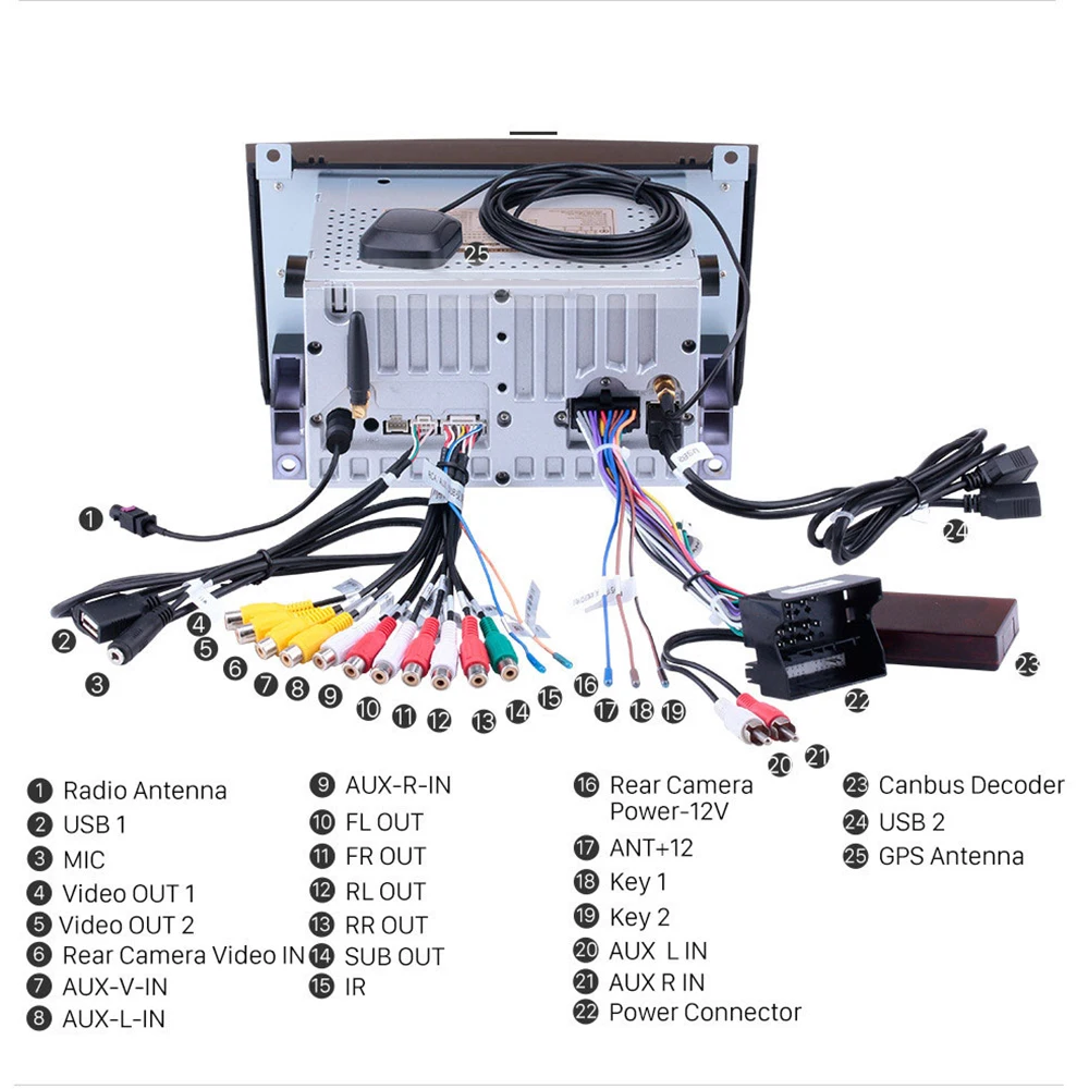 Автомобильный мультимедийный плеер стерео радио навигация NAVI Android экран монитор