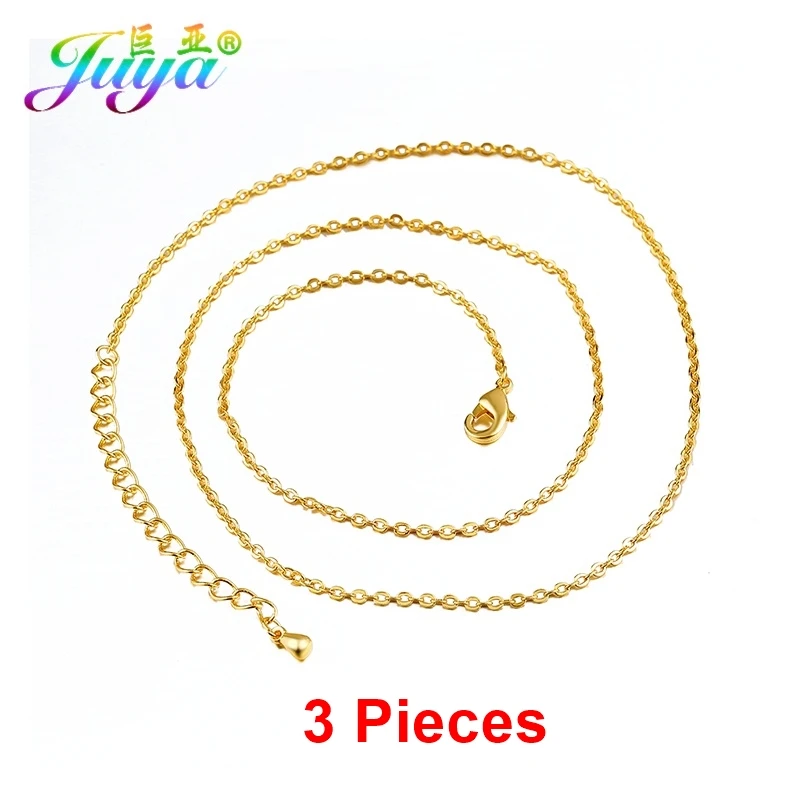 Gold 3 Pieces Juya DIY шнур кожаный вывод многоцветный Циркон с радужным блеском золото 26 буквы алфавита кулоны с надписями поставки - Окраска металла: Gold 3 Pieces