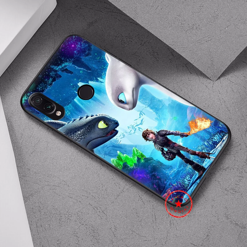 IYICAO Как приручить дракона мягкий чехол для Xiaomi Redmi Note 8 7 6 5 Pro 5A 4X Мягкий