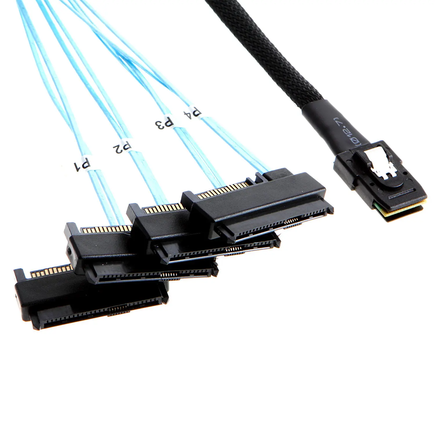 50 см внутренний 36 Pin Mini SAS SFF-8087 хоста до 4 SFF-8482 целевой Жесткий диск и SATA Мощность