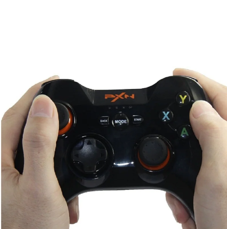 PXN-9613 беспроводной Bluetooth игровой контроллер геймпад съемная ручка кронштейн для ПК/планшета/Android смартфон/ТВ коробка